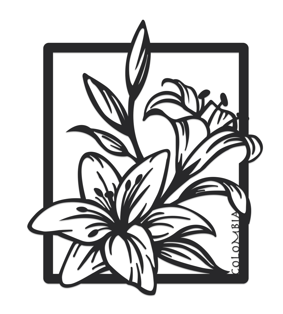 Cuadro Orquidea 50 x 60 cm