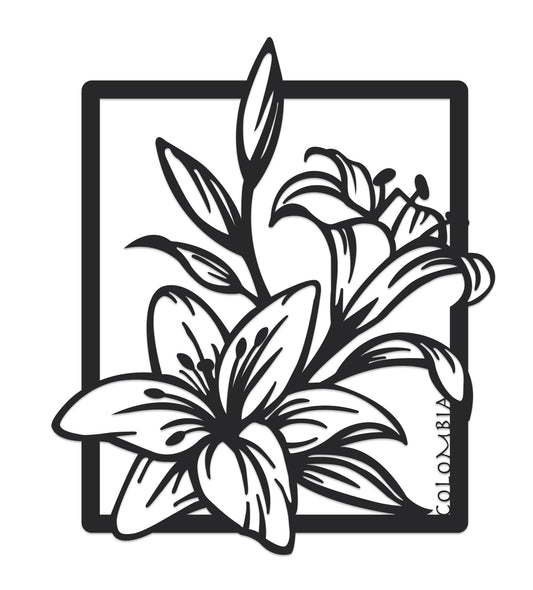 Cuadro Orquidea 50 x 60 cm