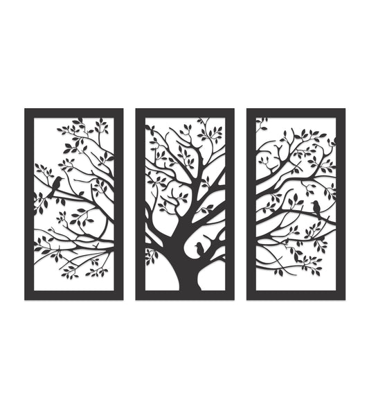 triptico Cuadro arbol 50 x 60 cm (3 cuadros)
