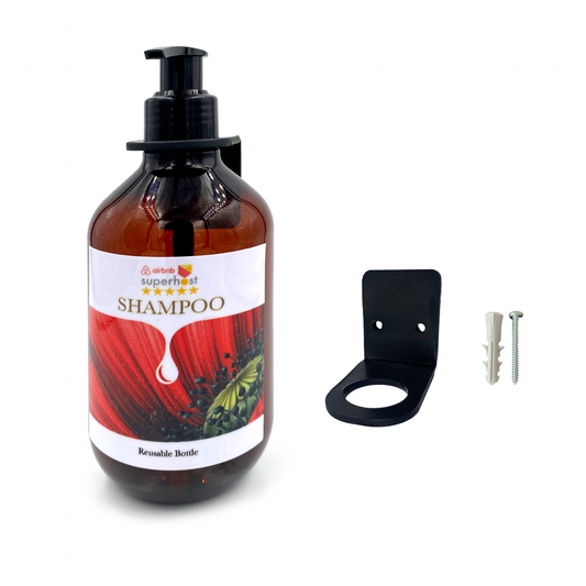 Envase dispensador shampu, acondicionador para hoteles y airbnb