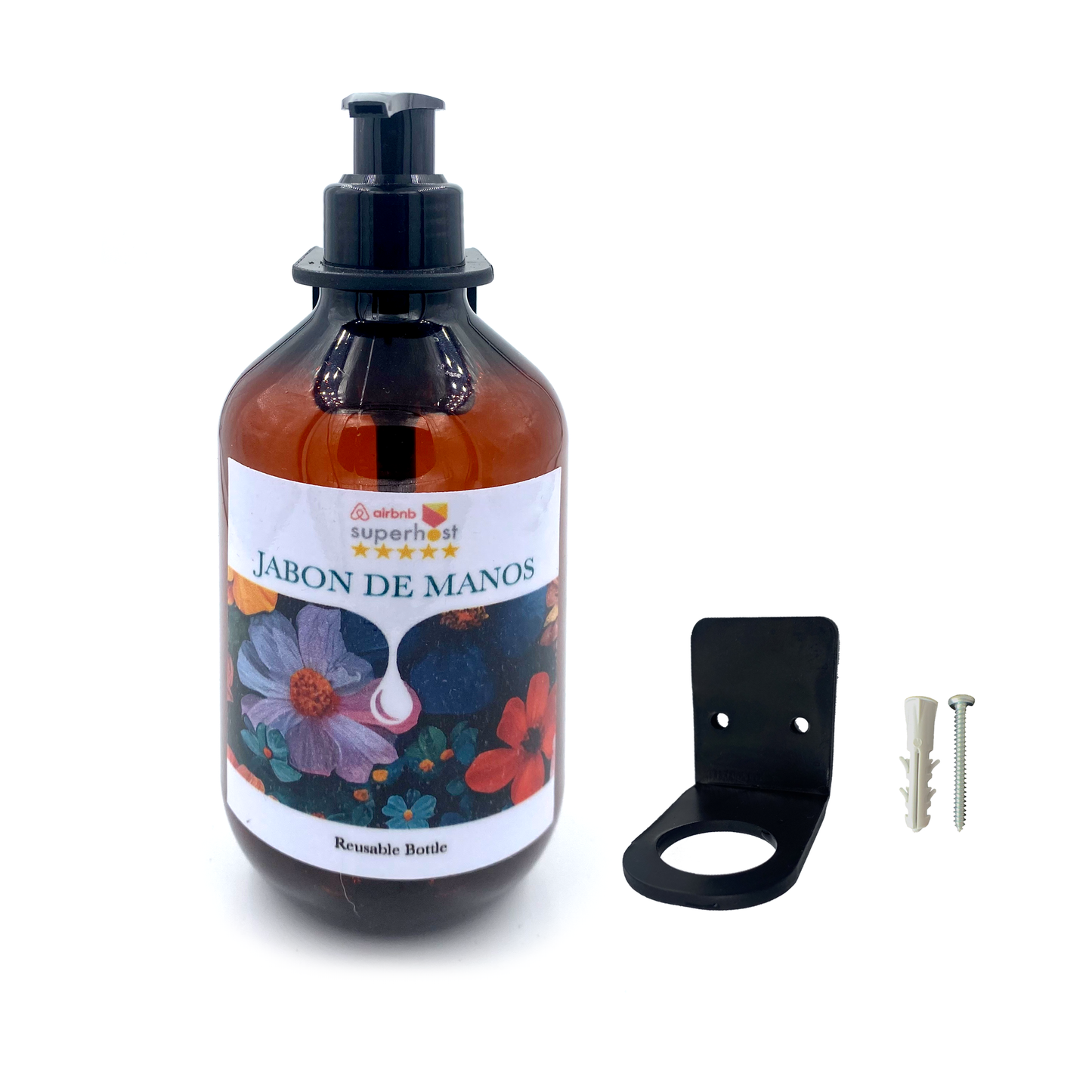 Envase dispensador jabón para hoteles y airbnb