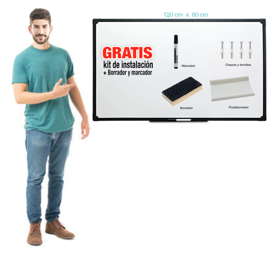 Tablero Borrable 120 x 80 cm