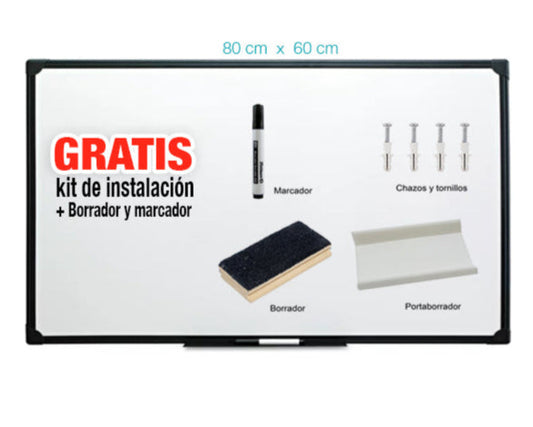 Tablero Borrable 80 x 60 cm