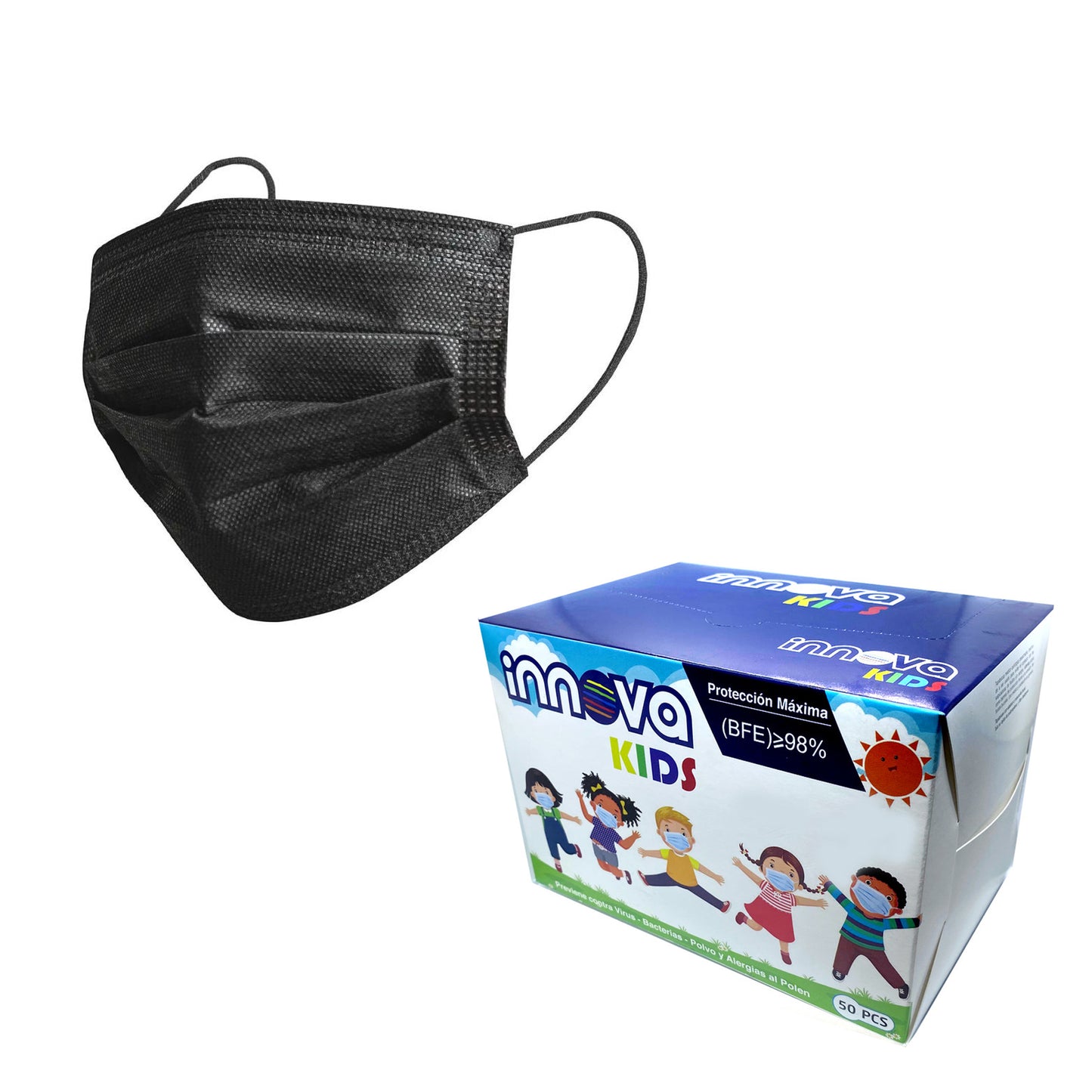 Tapabocas para niños x 50